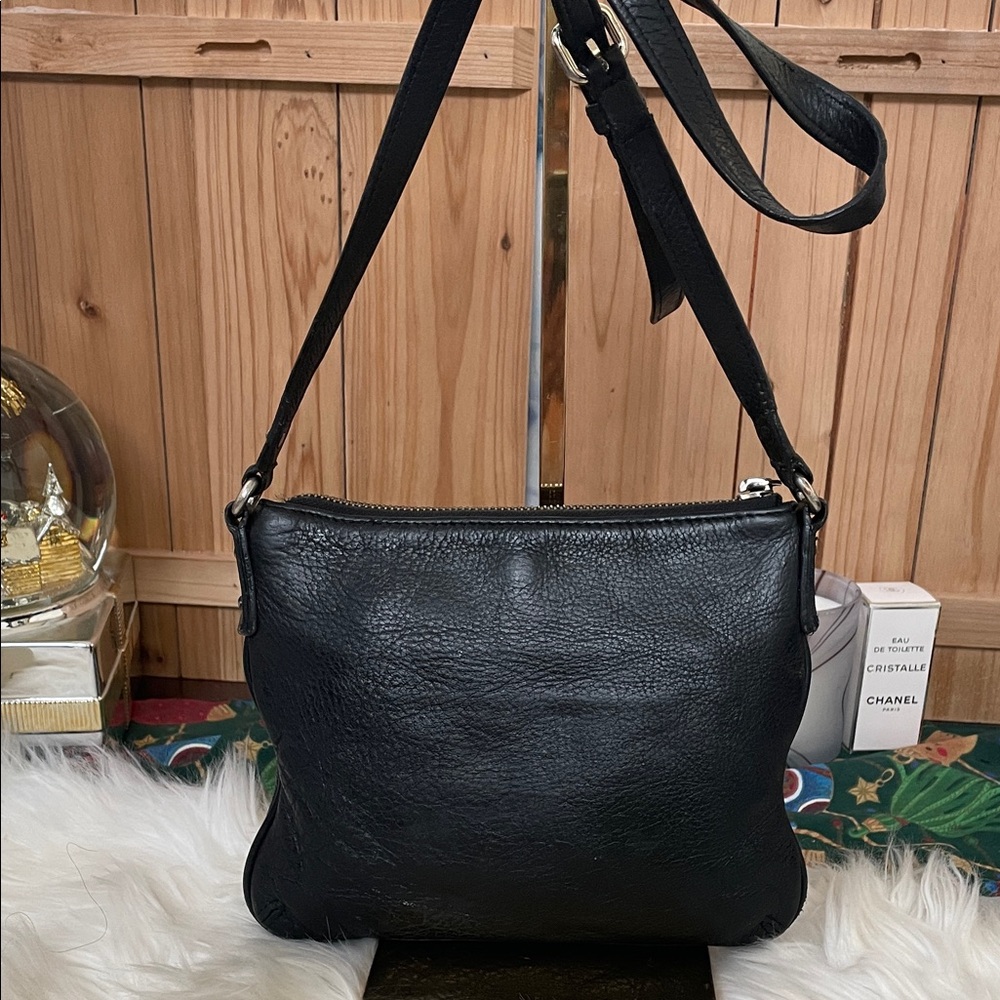 Small Kate Spade Mini Black Pebbled Leather Crossbody Bag - So Cute And Tiny - Picture 5 of 10